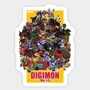 Digimon virtual pet 1997 Sticker